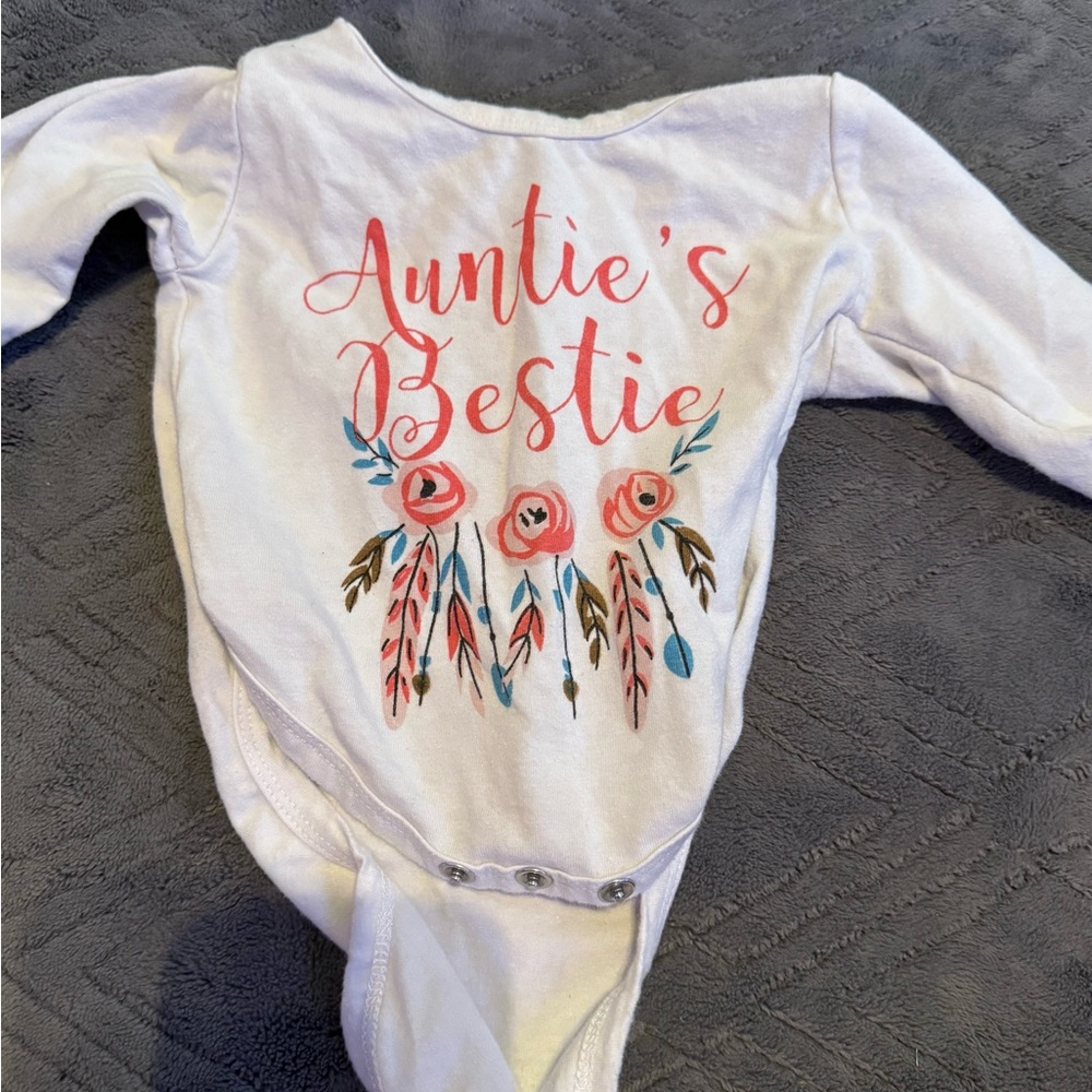 Auntie's Bestie Baby Onesie